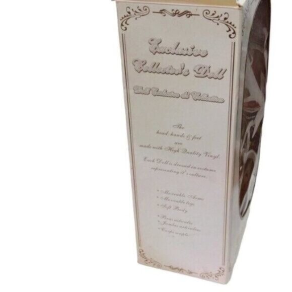 Vintage Exclusive Collector's Doll Dressed in Pink with White Lace Trim & Bonnet - Picture 12 of 12